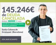 Repara tu Deuda cancela 145.246€ en Santa Coloma de Gramanet (Barcelona) con la Ley de Segunda Oportunidad